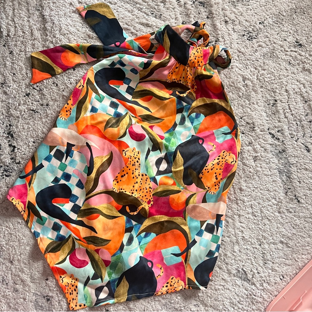Never Fully Dressed Multicolor Abstract Top